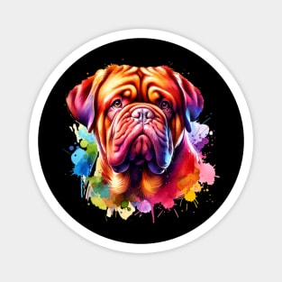 Watercolor Dogue De Bordeaux Magnet